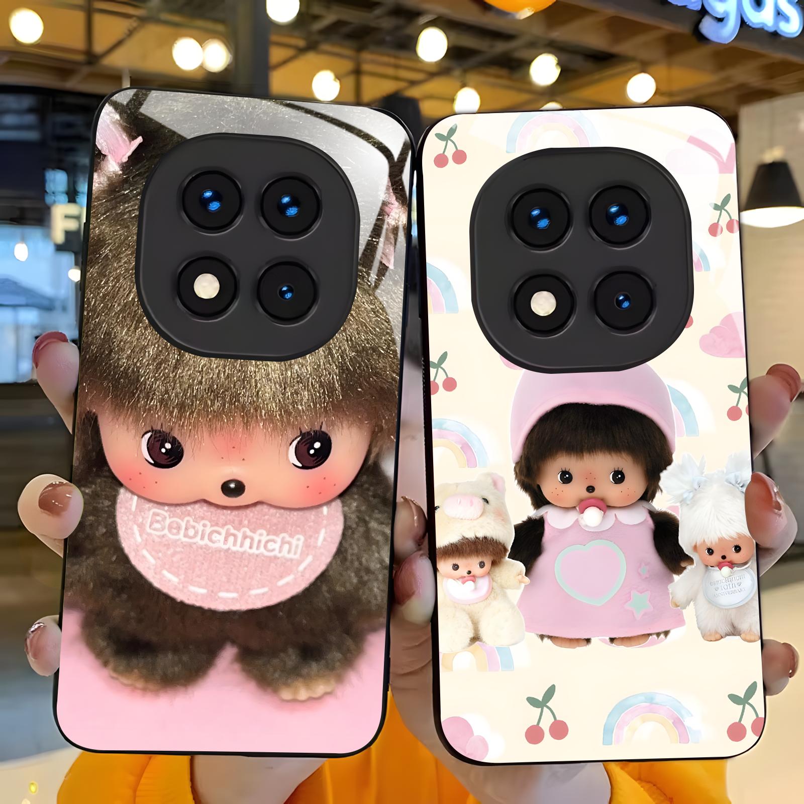 Pc Case Tempered Glass - Casing Telepon Monchhichi untuk Redmi Note