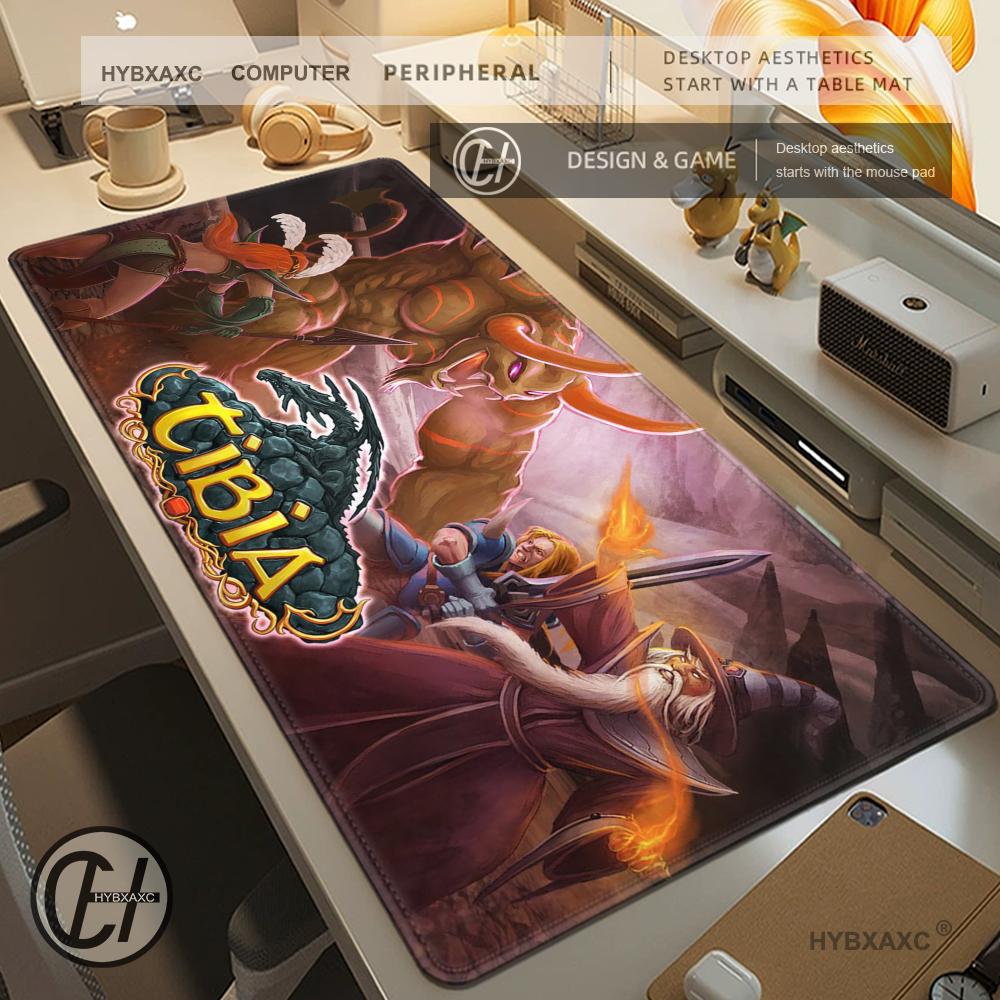 Pc Gaming Nzxt - MMORPG Tibia Mouse Pad besar Gaming,