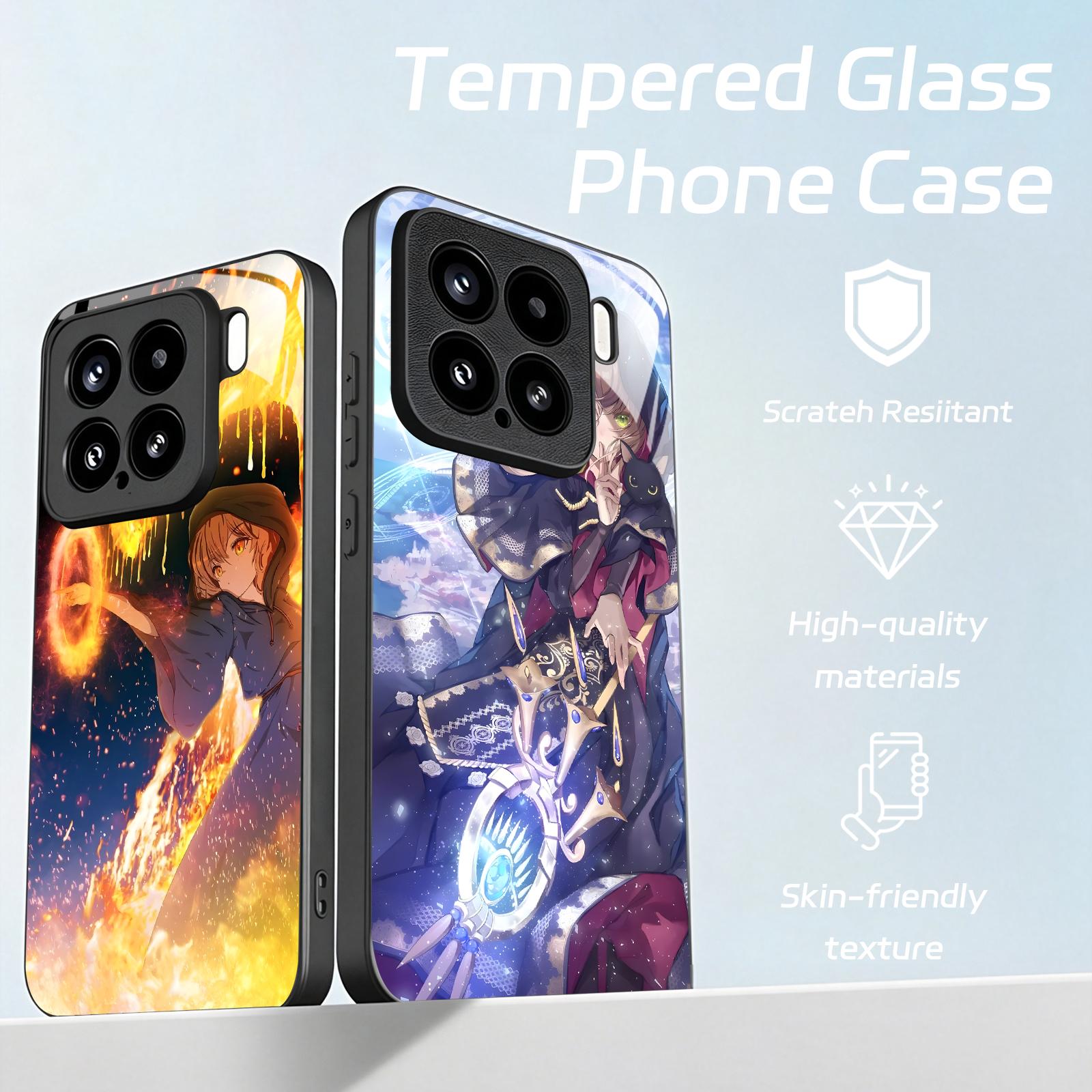 Pc Case Tempered Glass - Casing Telepon Anime Silent Witch untuk