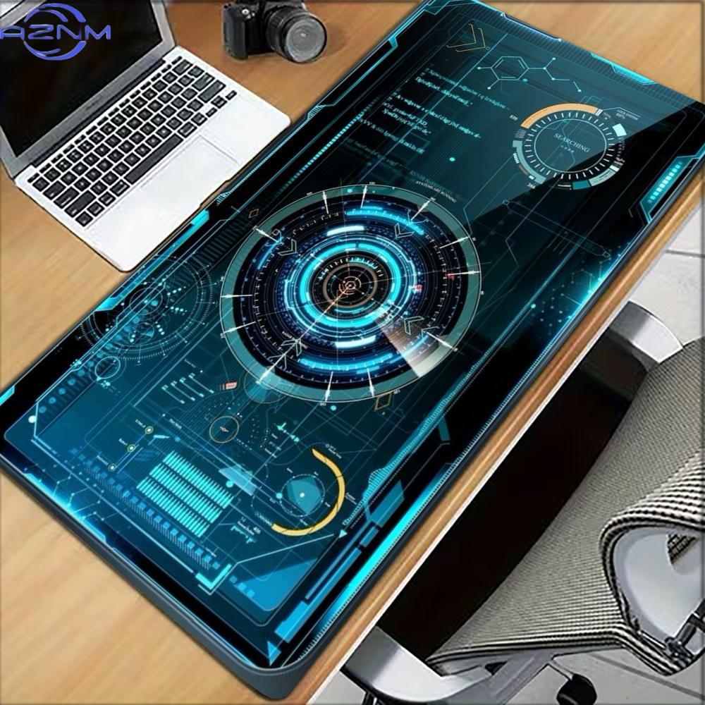 Pc Gaming Nzxt - Mousepad Gaming Sci-Fi Tech Dashboard dengan