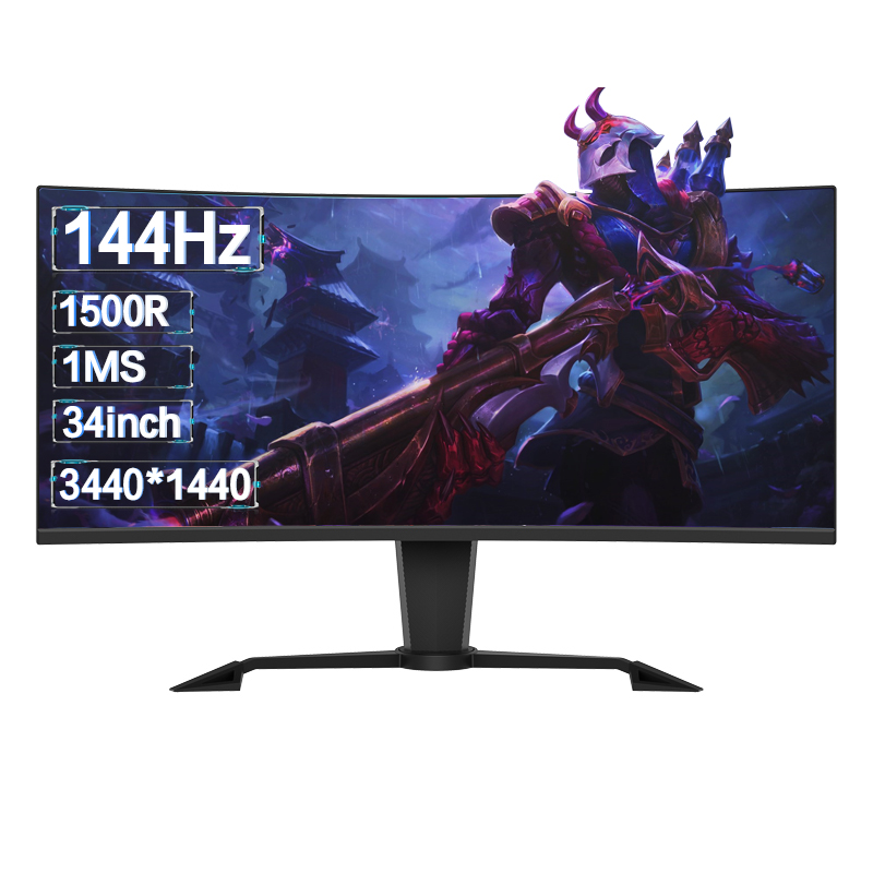 Pc Gaming Ultrawide Monitor - Monitor Gaming High-End 144Hz Lengkung 34