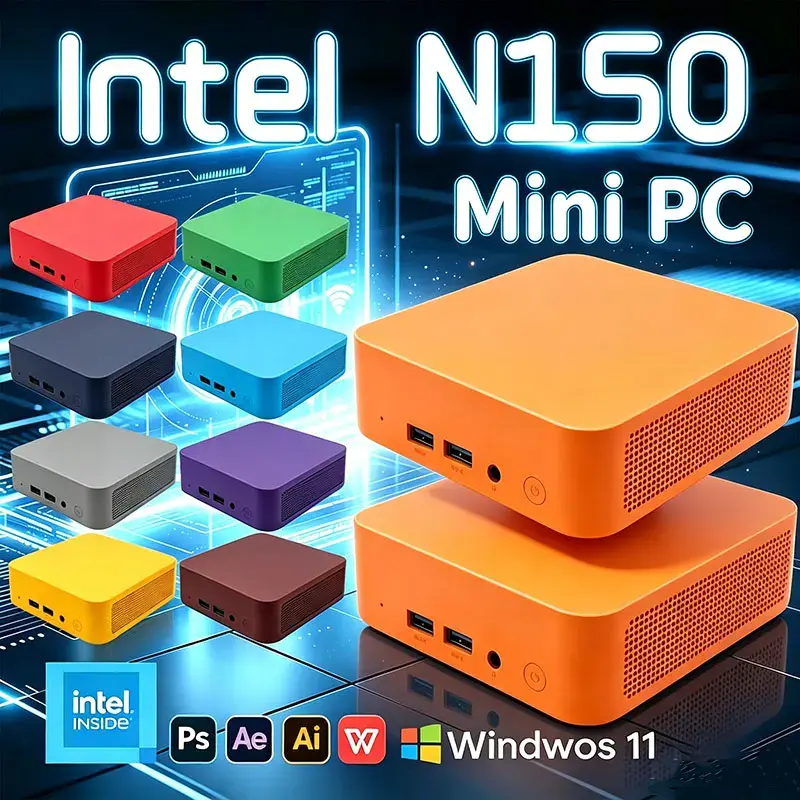 Pc Gaming Compact - Intel N150, Mini PC dengan Windows