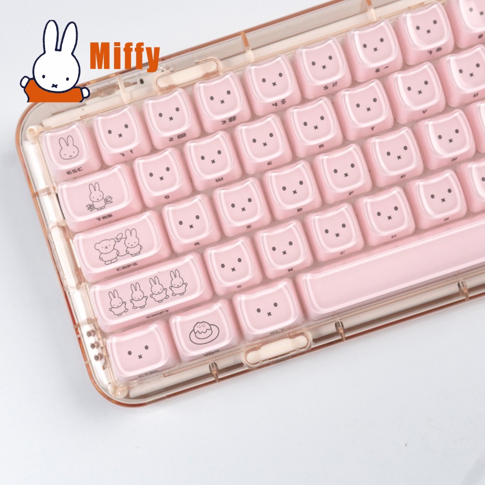 Kawaii Miffy Keycaps Penutup K - Pc Gaming On Tv ulasan dan harga