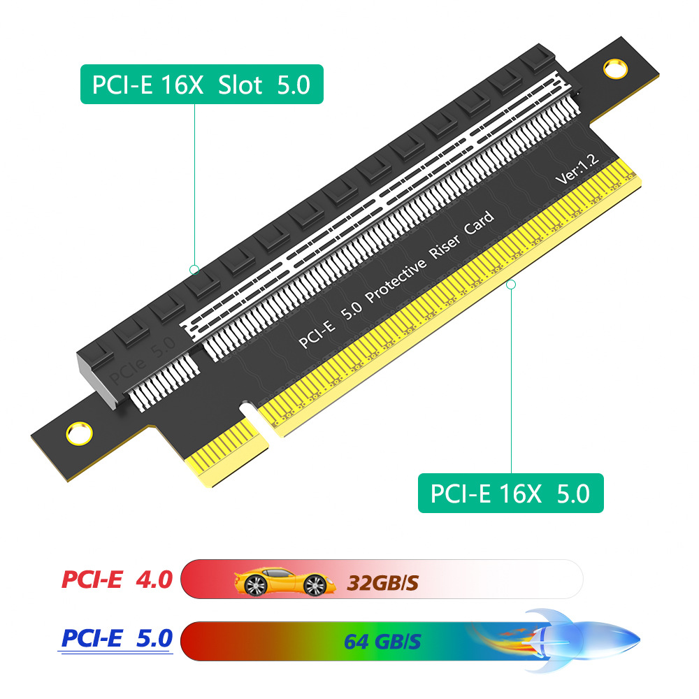 PCI-E 5.0 4.0 16X Kartu Penamb - Pc Gaming Test ulasan dan harga