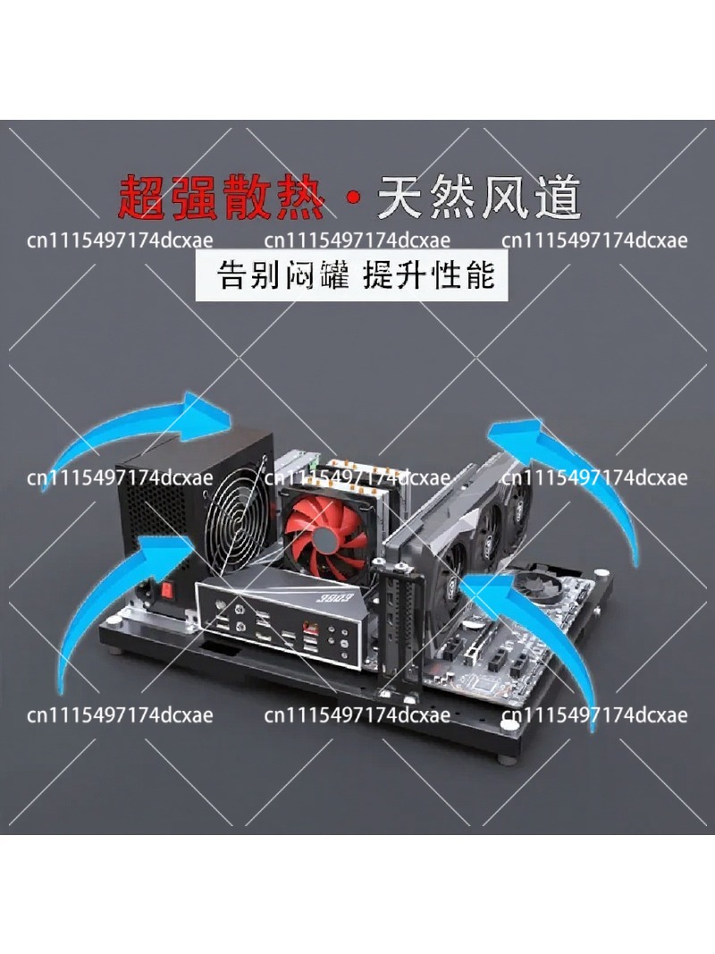 Rak Casing Komputer Open Frame - Pc Gaming Test ulasan dan harga