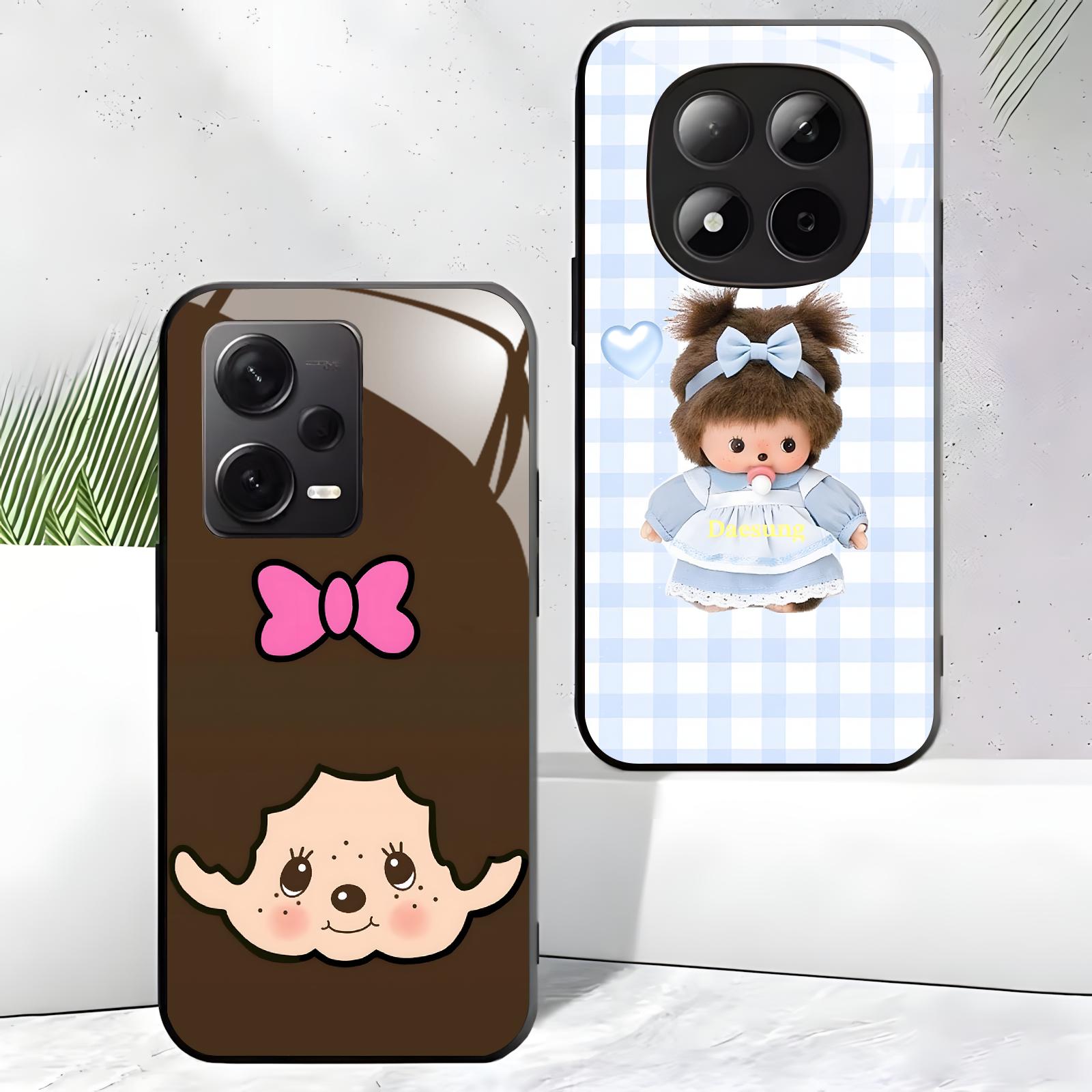 Casing Telepon Monchhichi untu - Pc Case Tempered Glass ulasan dan harga