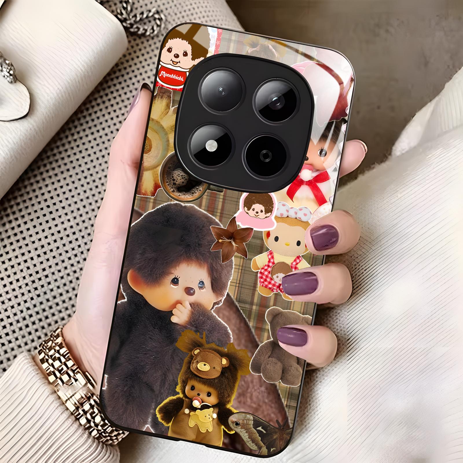 Casing Telepon Monchhichi untu - Pc Case Tempered Glass ulasan dan harga