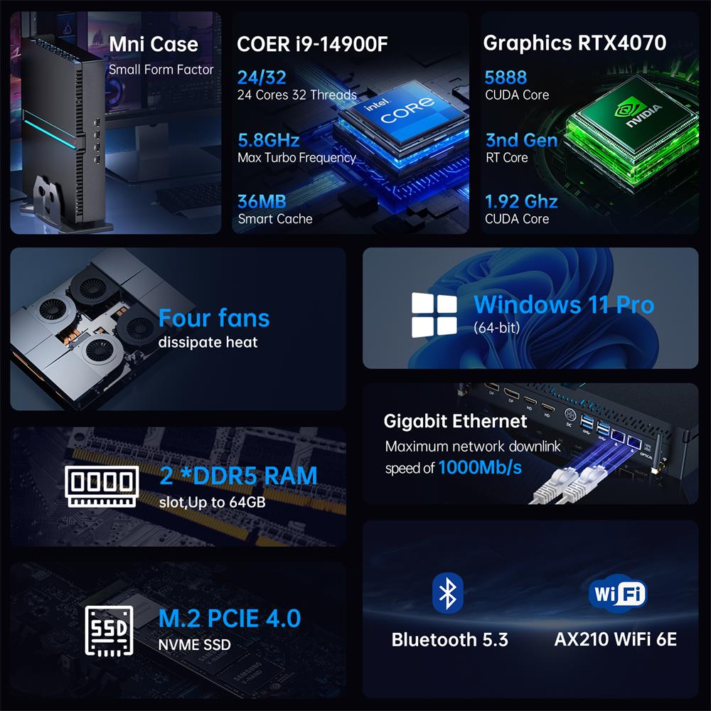 Msecore MV300 14th Intel Core  - Pc Gaming Core I5 ulasan dan harga