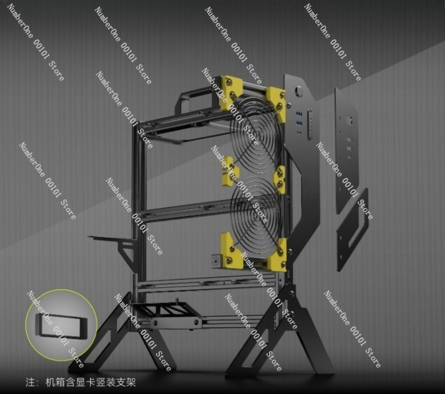 Casing PC Aluminium Rangka Ter - Pc Gaming Test ulasan dan harga