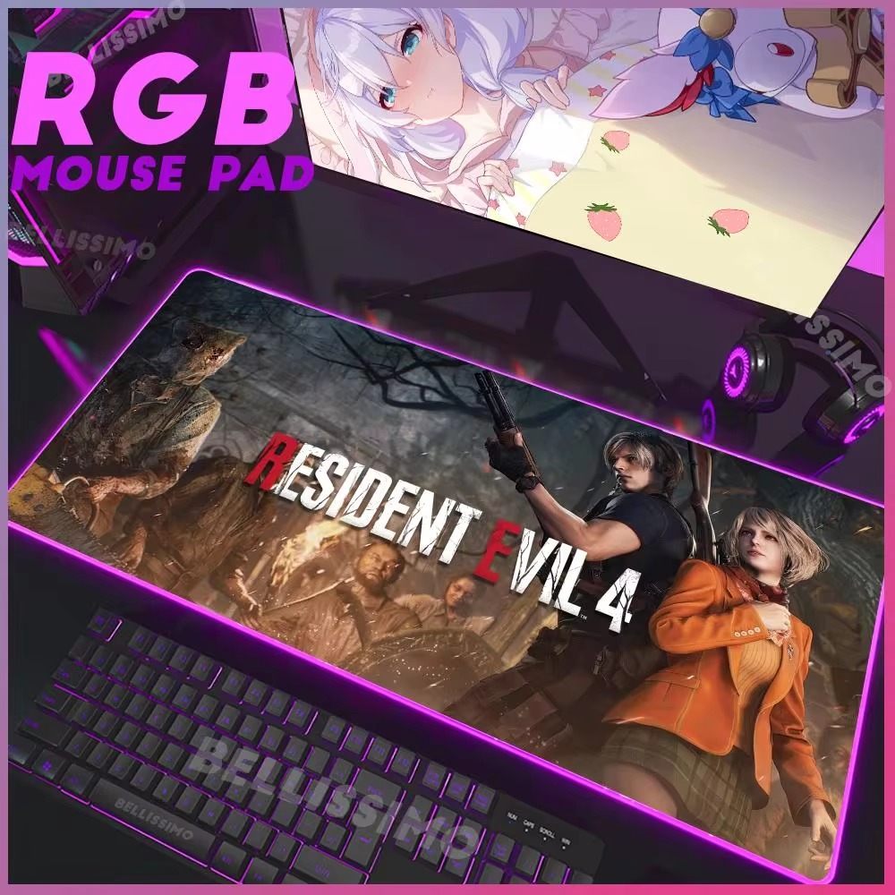 R_resident E_evil Serie RGB Ga - Rgb Keyboard Wrist Rest ulasan dan harga