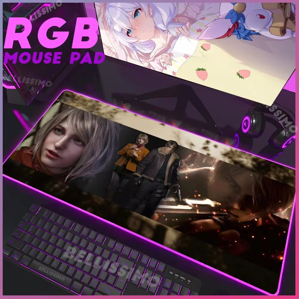 R_resident E_evil Serie RGB Ga - Rgb Keyboard Wrist Rest ulasan dan harga