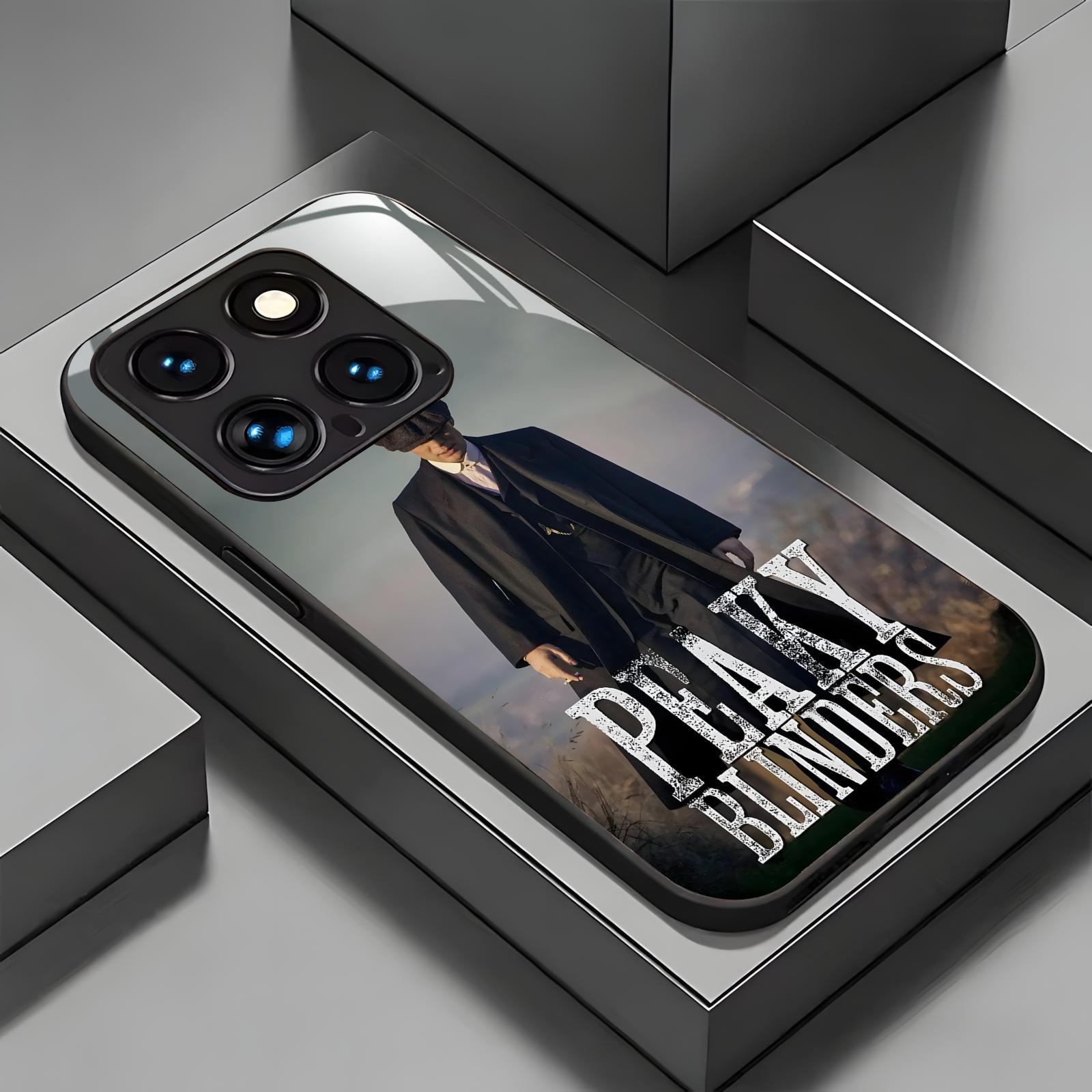 Casing Telepon Thomas Shelby P - Pc Case Tempered Glass ulasan dan harga
