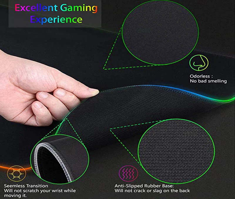 RGB HD XXL Lucu Genshin Impact - Rgb Keyboard Wrist Rest ulasan dan harga