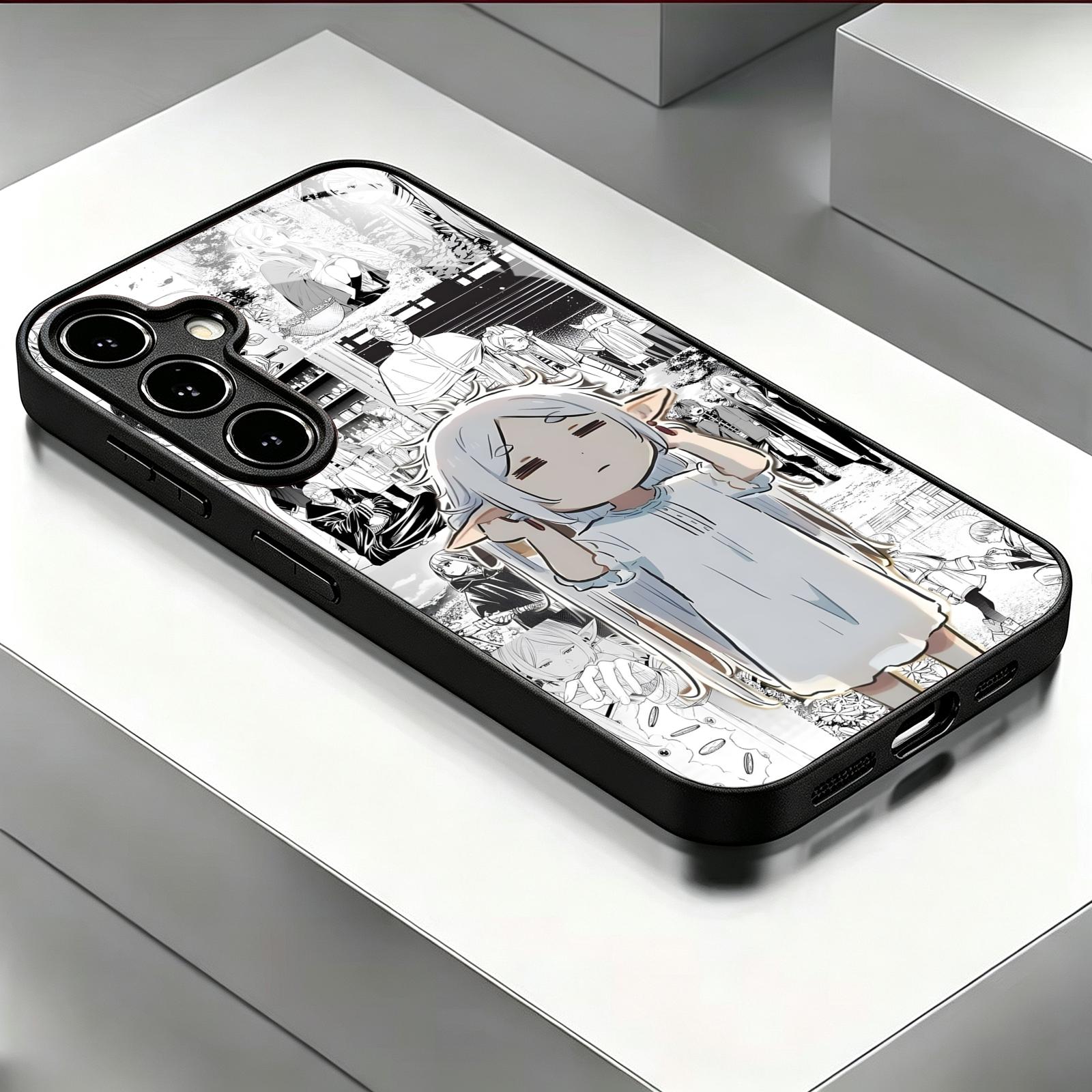 Casing Telepon Anime Frieren B - Pc Case Tempered Glass ulasan dan harga