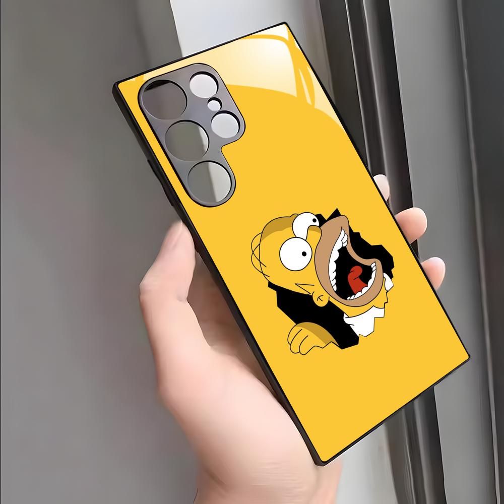 Casing Ponsel Anime The Simpso - Pc Case Tempered Glass ulasan dan harga
