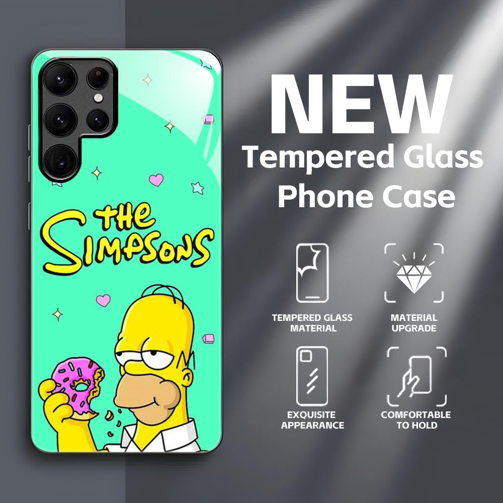 Casing Ponsel Anime The Simpso - Pc Case Tempered Glass ulasan dan harga