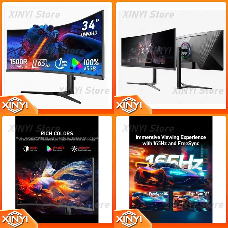 Monitor Gaming Lengkung 34
