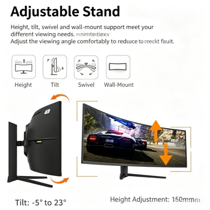 Monitor Lengkung Ultrawide 49