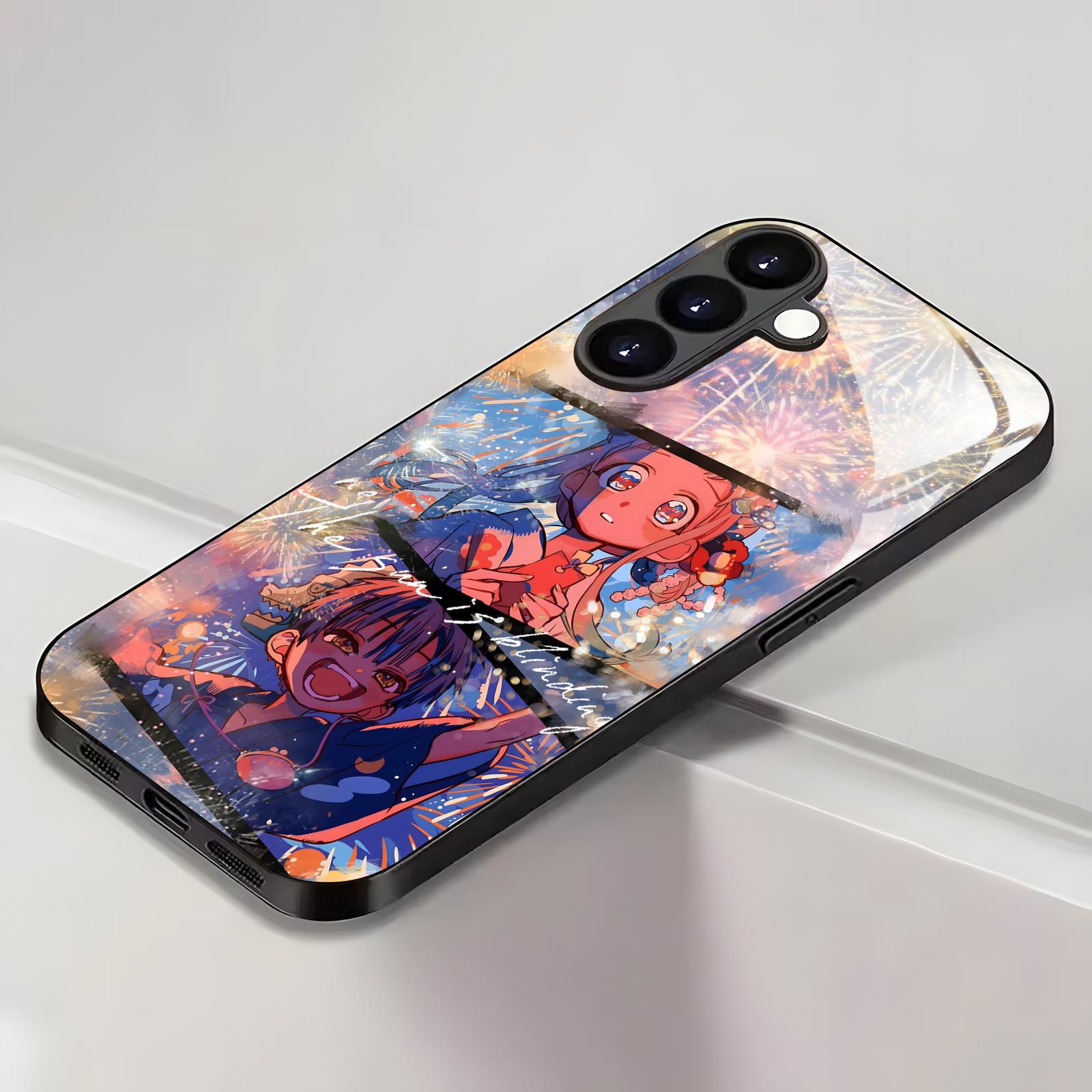 Casing Telepon Hanako-kun Bert - Pc Case Tempered Glass ulasan dan harga