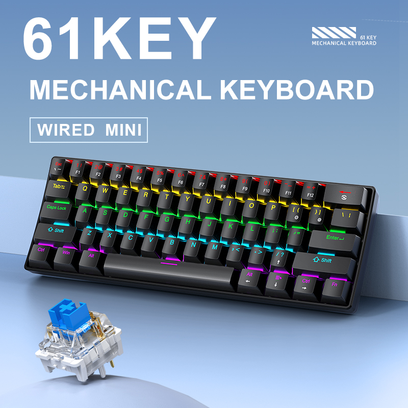 Keyboard Gaming Mekanik Berkab - Pc Gaming Compact ulasan dan harga