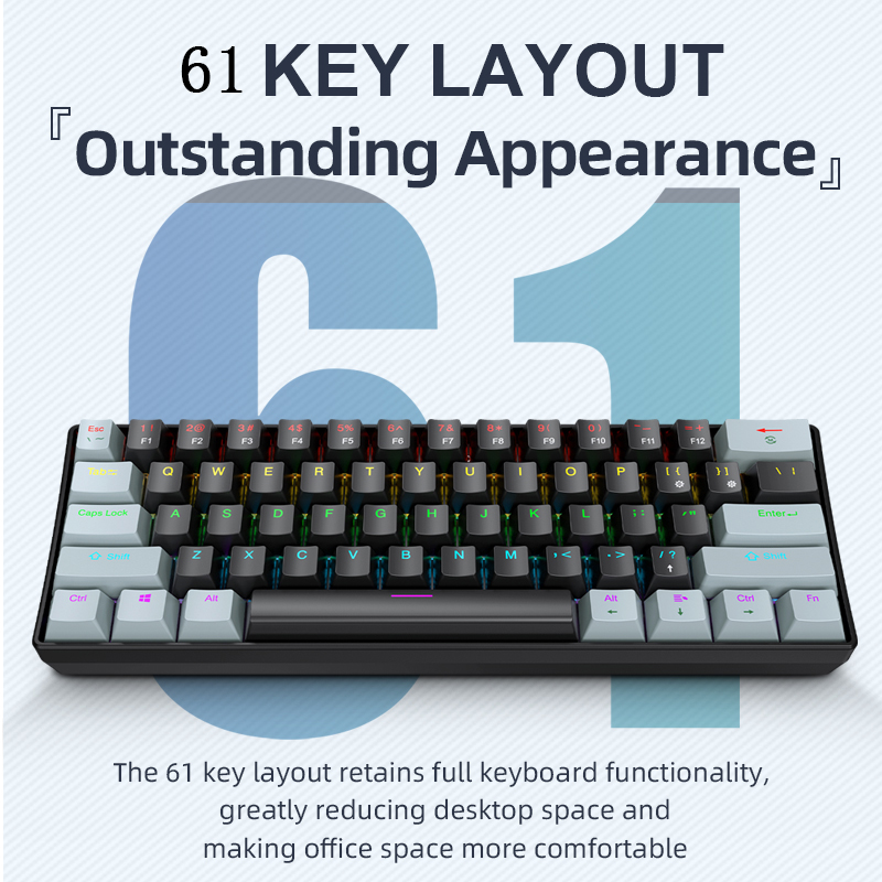 Keyboard Gaming Mekanik Berkab - Pc Gaming Compact ulasan dan harga