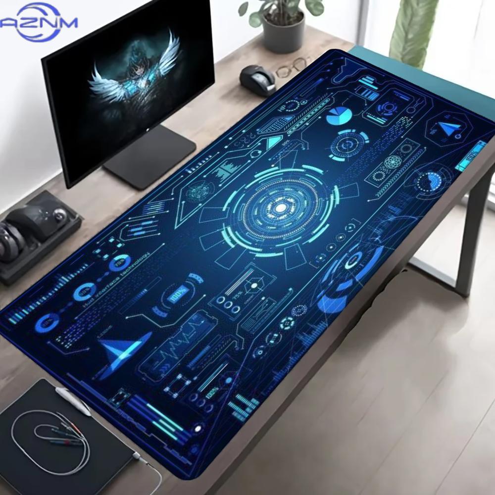 Mousepad Gaming Sci-Fi Tech Da - Pc Gaming Nzxt ulasan dan harga