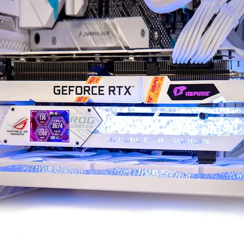 Braket GPU Layar LCD 2.2 Inci  - Pc Gaming Nzxt ulasan dan harga