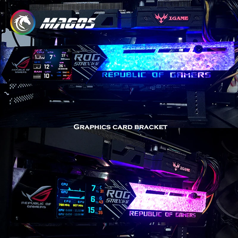Braket GPU Layar LCD 2.2 Inci  - Pc Gaming Nzxt ulasan dan harga