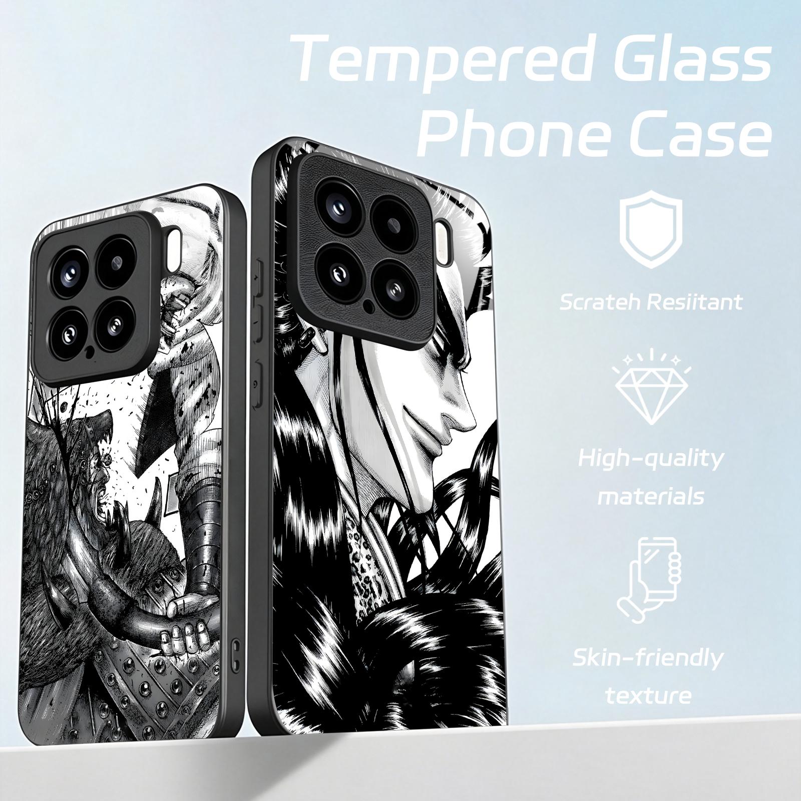 Casing Telepon Anime Kingdom u - Pc Case Tempered Glass ulasan dan harga