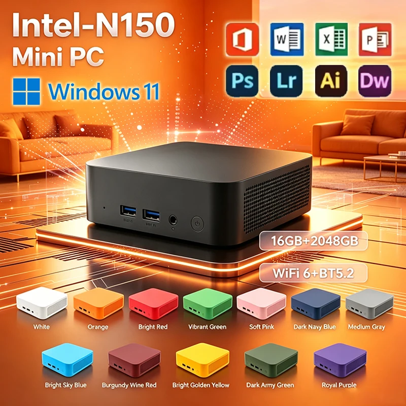 Intel N150, Mini PC dengan Win - Pc Gaming Compact ulasan dan harga