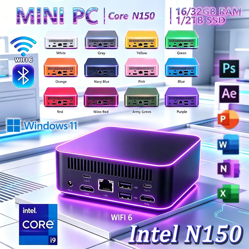 Intel N150, Mini PC dengan Win - Pc Gaming Compact ulasan dan harga