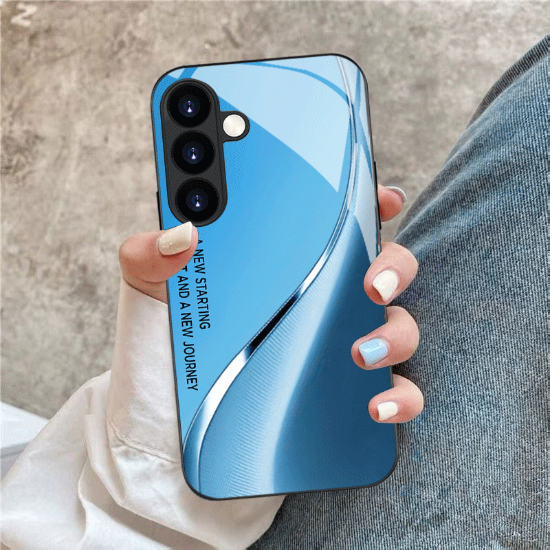 Casing ponsel dengan desain se - Pc Case Tempered Glass ulasan dan harga