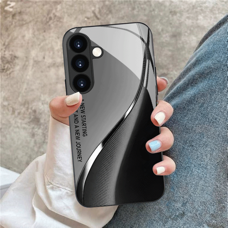 Casing ponsel dengan desain se - Pc Case Tempered Glass ulasan dan harga